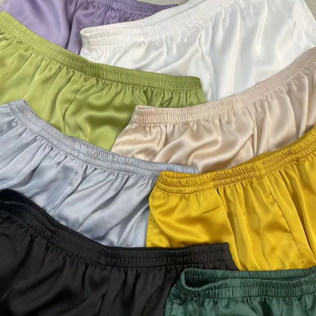 【编号A】桑蚕丝五分裤居家裤舒适百搭休闲裤