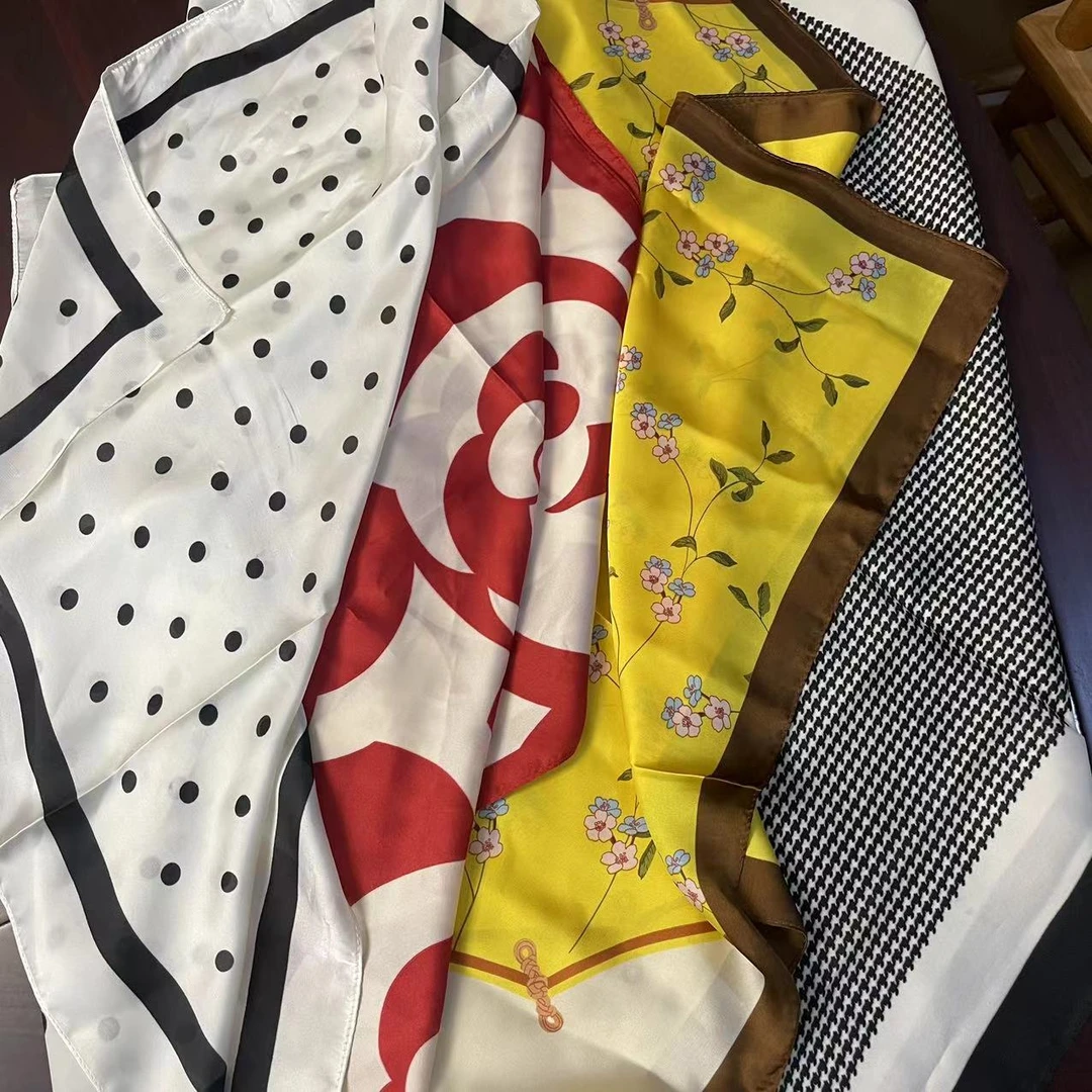 桑蚕丝丝巾大方巾款式随机