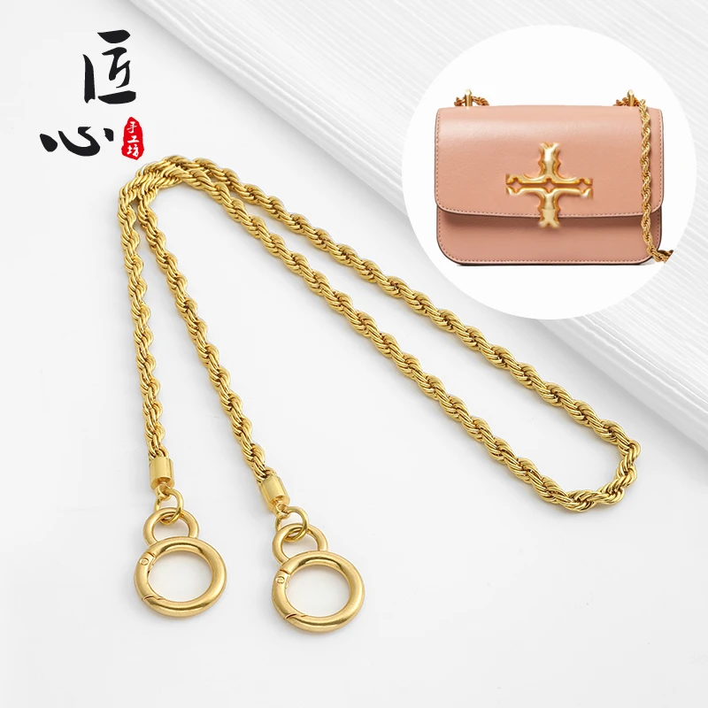 匠心手工坊链条肩带适用汤丽柏琦ToryBurch金属高档斜挎链条配件