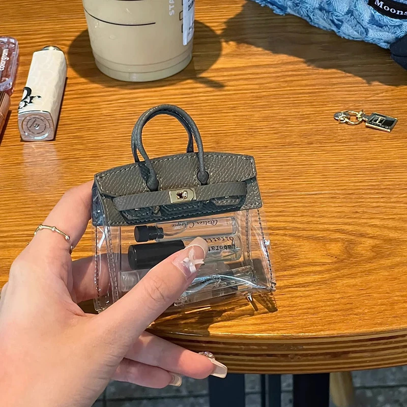 匠心手工坊网红女士汽车钥匙套精致小提包适用奔驰大众宝马比亚迪