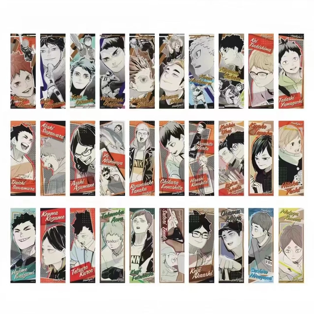 【拆卡】排球少年 小排球 JF 原画长条贴纸卡片【盲盒】III