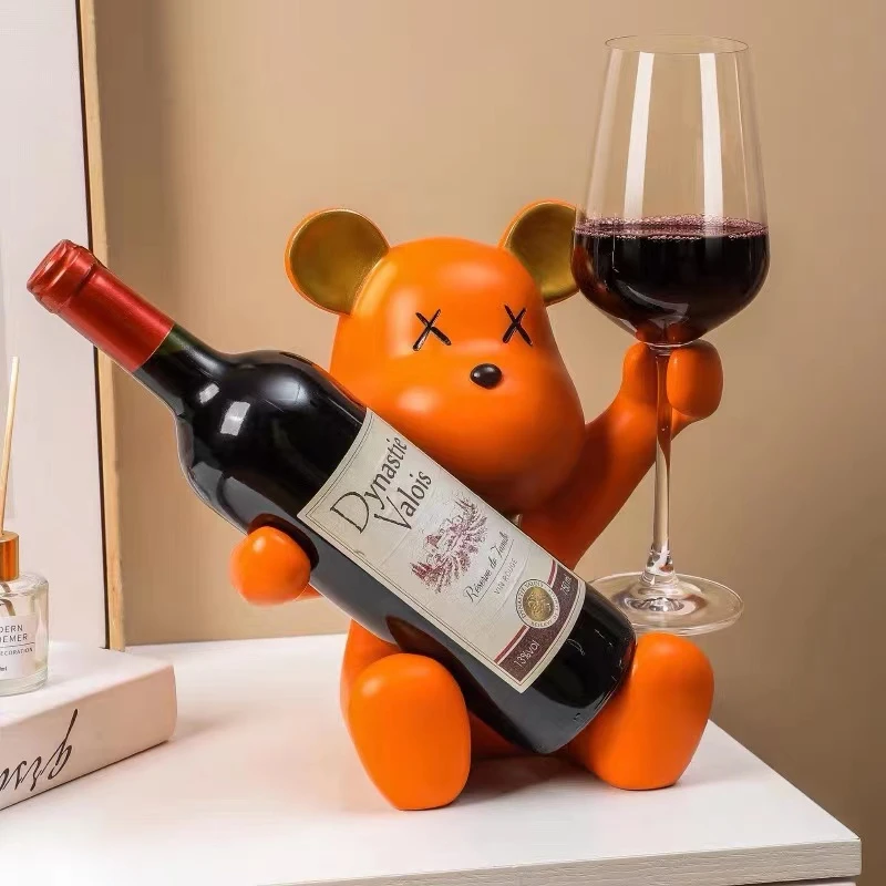 创意小熊适合年轻人的电视柜客厅玄关餐桌电视柜装饰品摆件