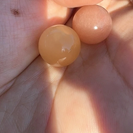 水晶单珠未镶嵌豆子通孔