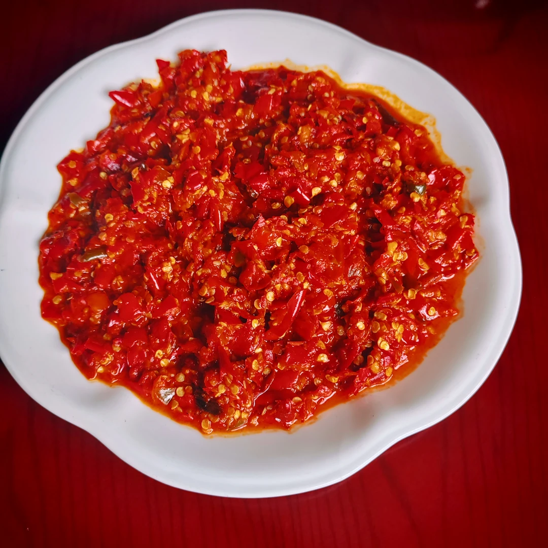 湖北南漳剁椒糟辣椒酸辣椒酱鲜辣下饭厨房调味品