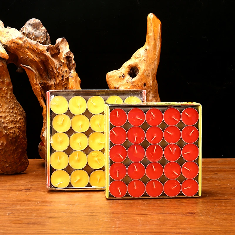 天然植物棕榈蜡烛无烟香薰蜡烛节日气氛装饰灯ZB