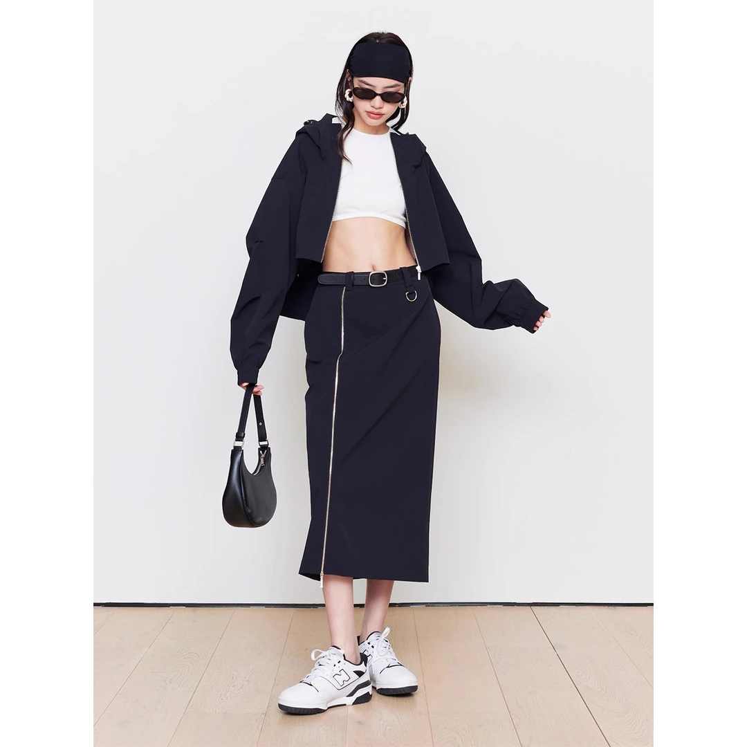 UNICABella街拍机能风_轻薄防晒微皱nilon_高阶时髦运动防晒套装