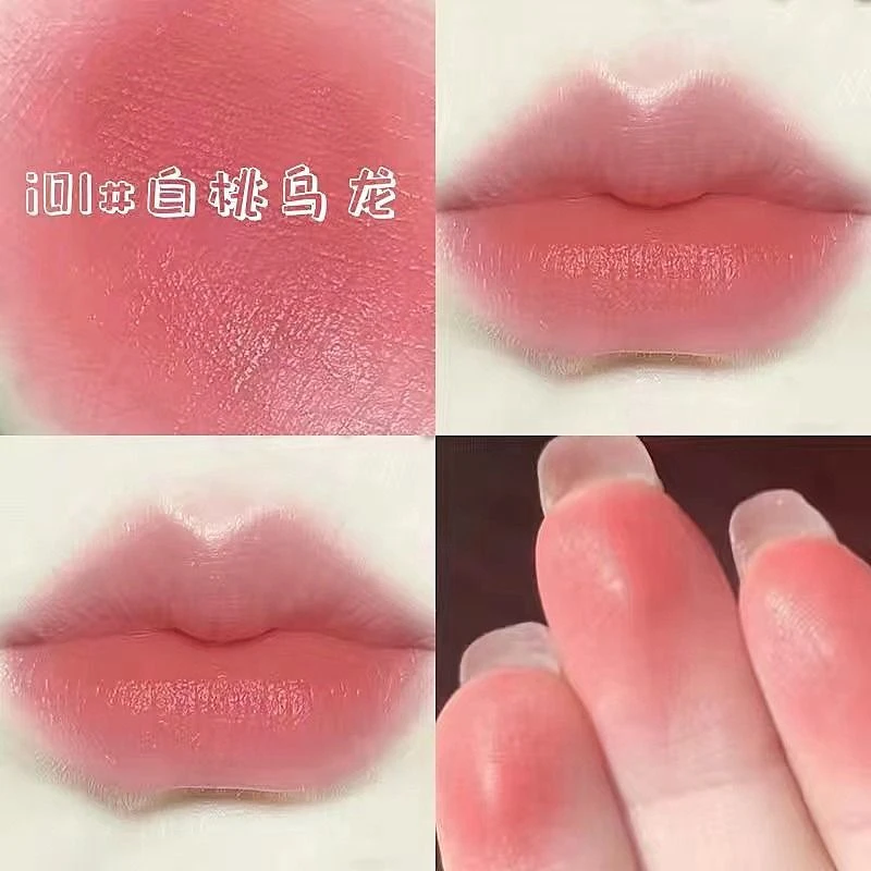 黄皮素颜百搭显白纯欲口红唇膏学生党平价白桃乌龙小清新女团口红