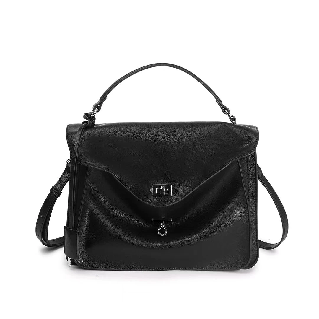 2024年新款轻奢百搭手提单肩腋下包  8668-黑色 31*10*22cm