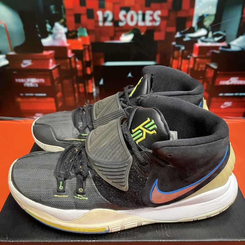 43码 中古 Nike 欧文6 篮球鞋 黑色 无盒