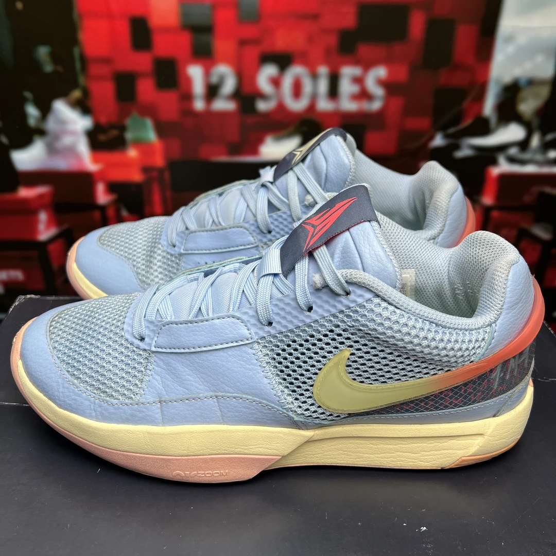 41码/公价1227/Nike Ja 1 莫兰特1代 缓震 抗扭 实战球鞋 蓝色