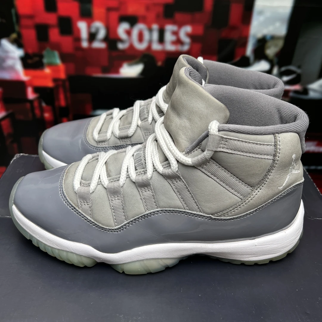 40.5码/公价1789/Nike jordan11 实战球鞋 复刻 康扣 高帮 酷灰