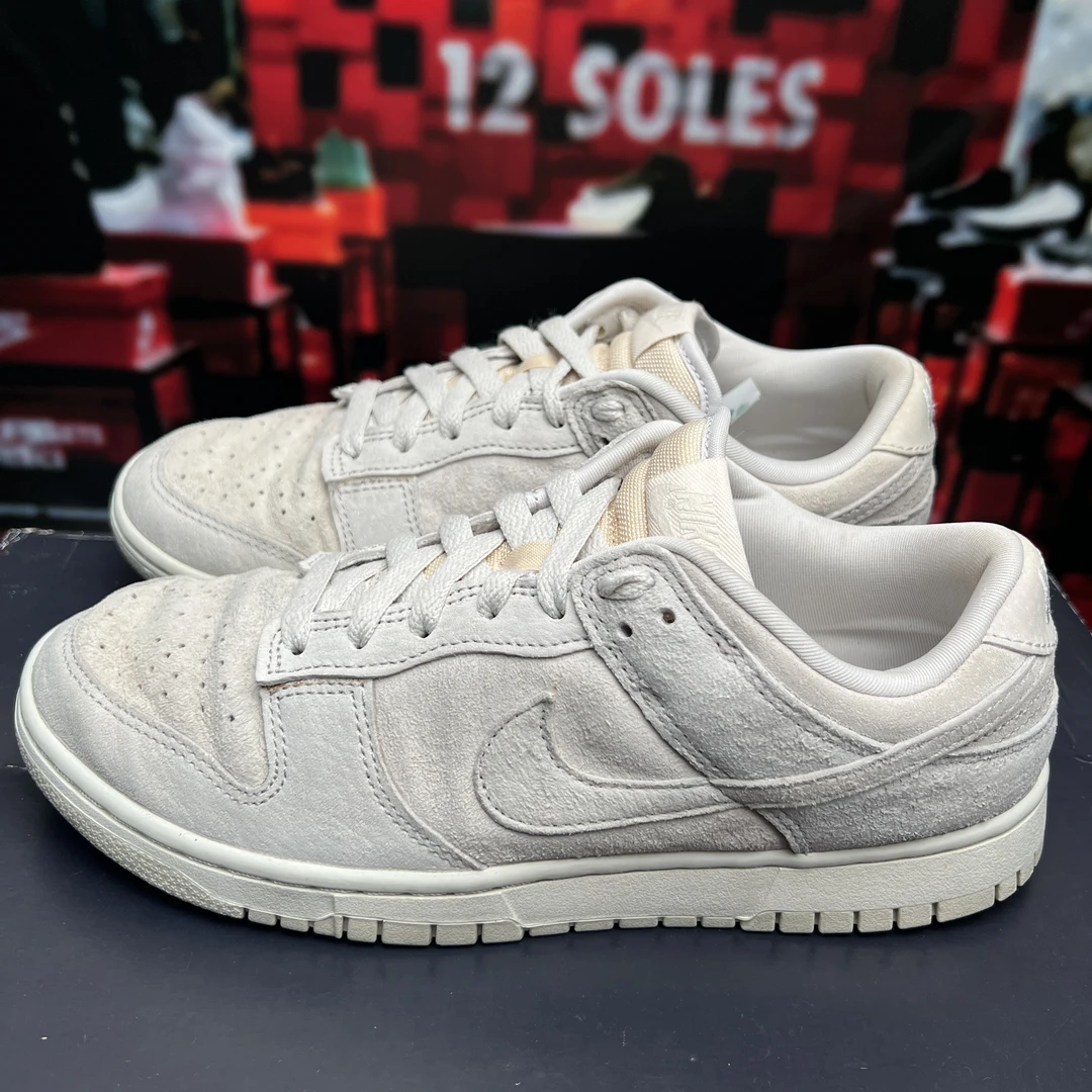 40.5码/公价659/Nike Dunkjin 复古运动板鞋 低帮 奶灰色
