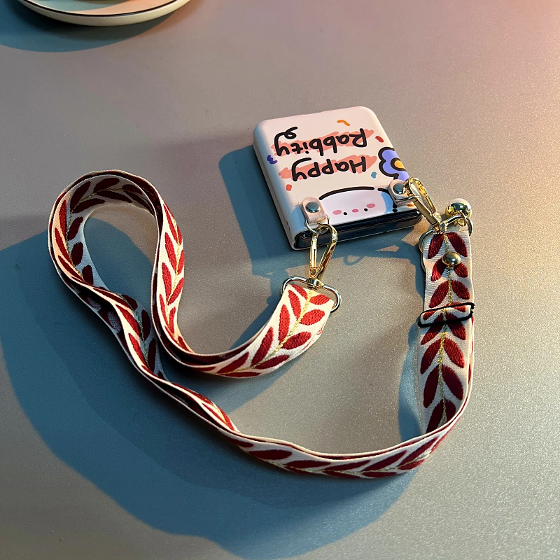 兔子头树叶适用小米mixflip荣耀v华为pocket2手机壳p50折叠屏