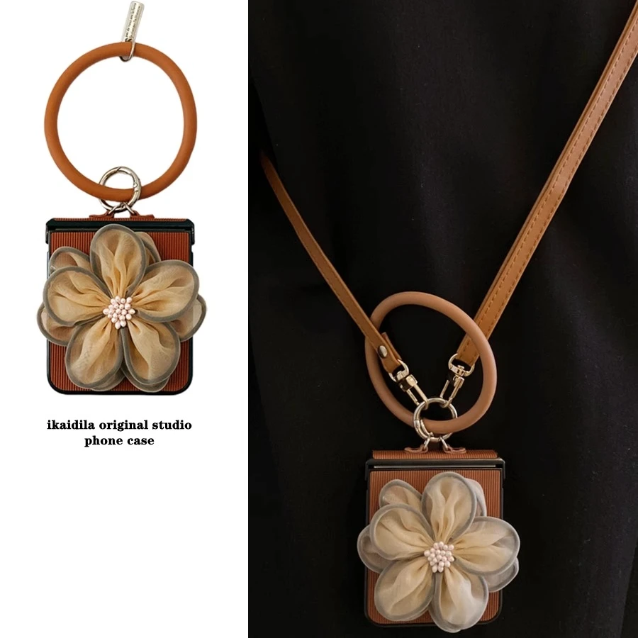 适用荣耀MagicVFlip2手机壳purax华为pocket2斜挎绳小米mxiflip2