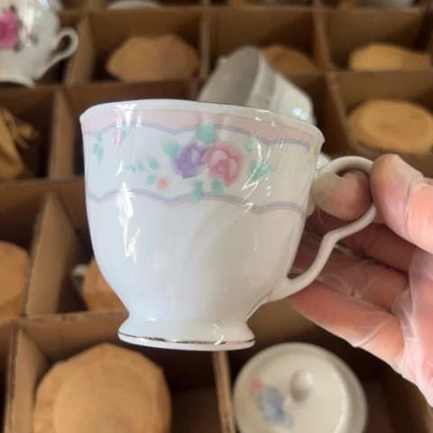 高温瓷细白瓷老厂瓷微瑕