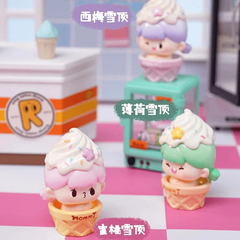 【拆盒】夏日甜品站系列萌粒 正版盲盒正手办潮玩摆件蛋糕生日礼物