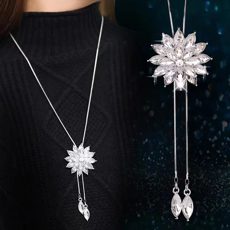 气质轻奢高档时尚百搭简约长款秋冬项链女2002