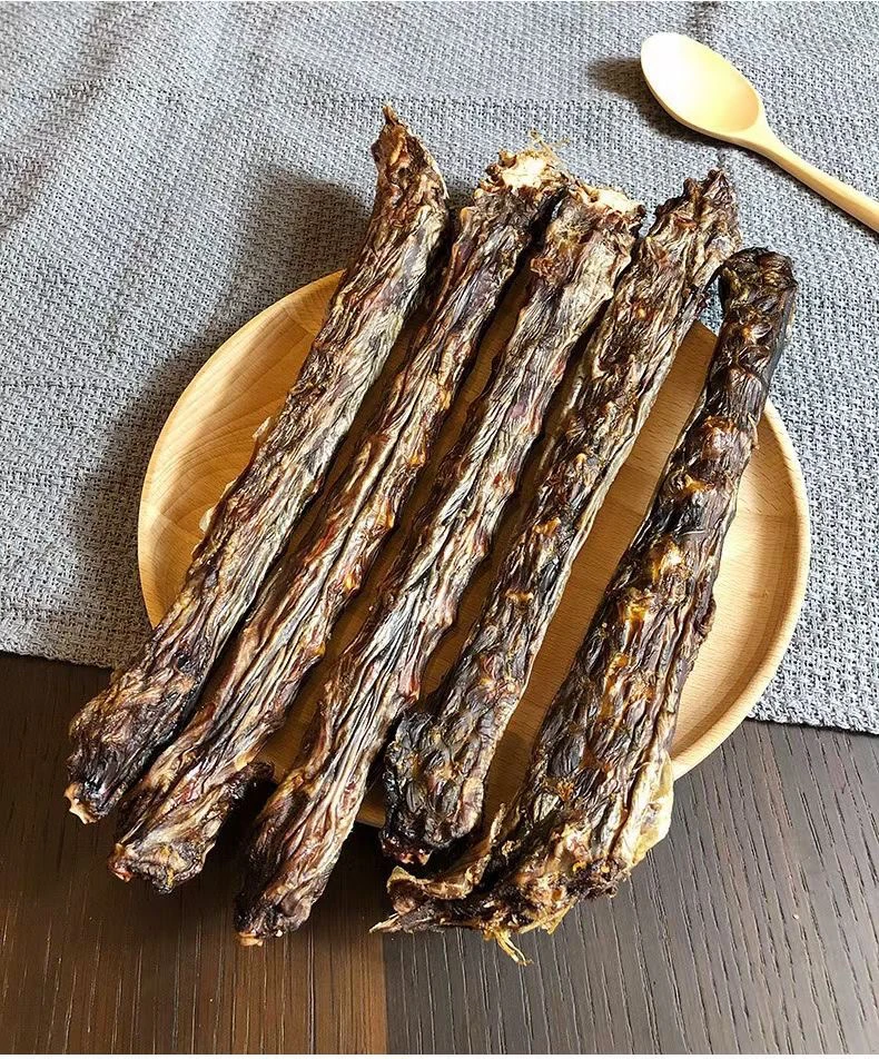 （菜菜家）风干鸭脖狗零食宠物磨小狗骨头幼犬奖励咬胶肉干