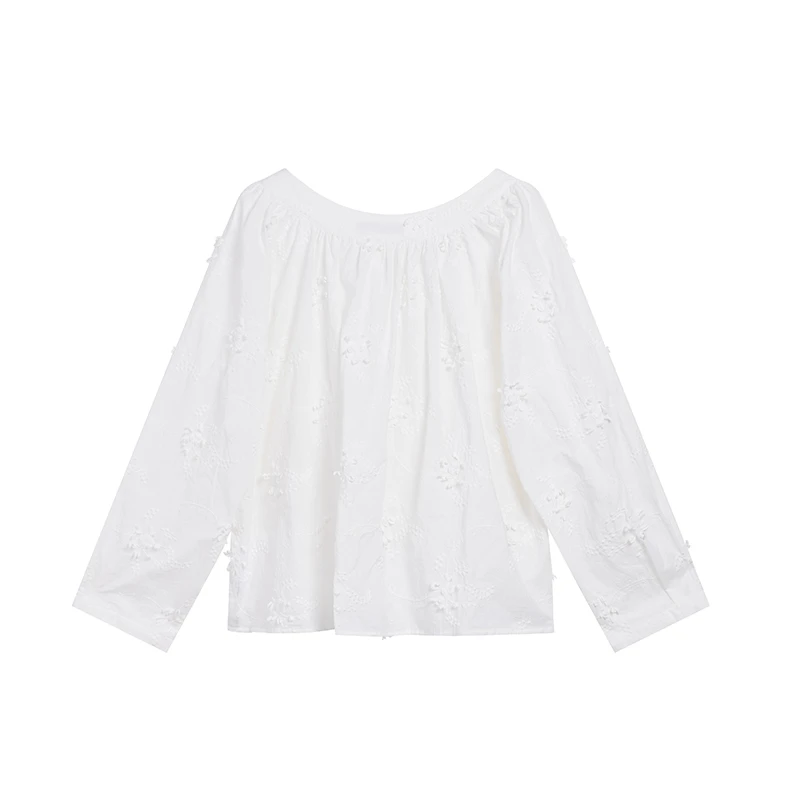 【晴晴专属】新款气质长袖上衣百搭休闲10U411SY0005