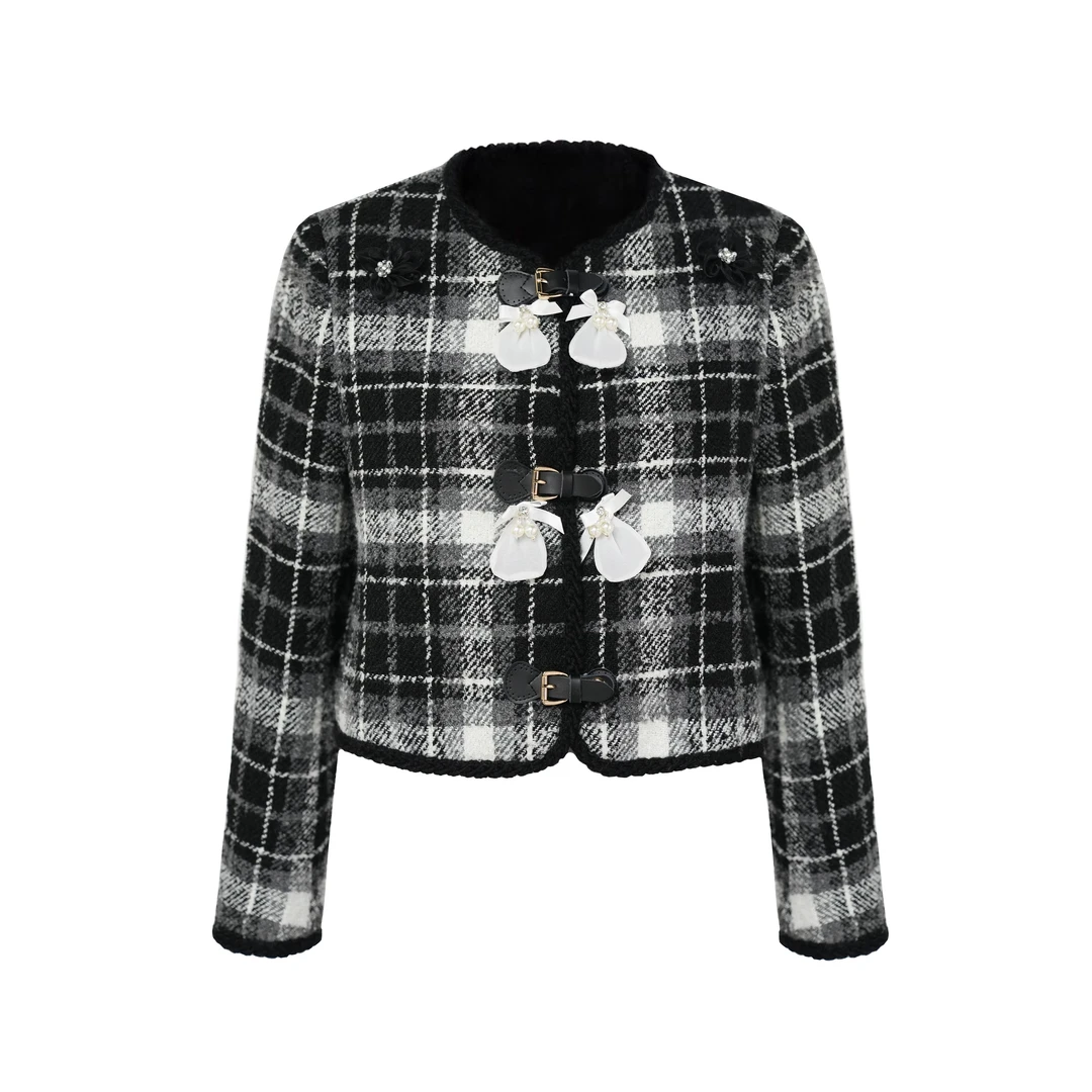 【高高甄选】立体钉花小香风外套C232-1839-201