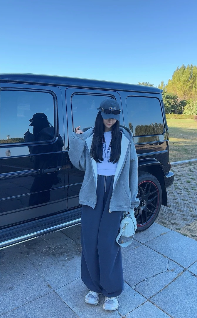 Han国休闲潮范儿卫裤