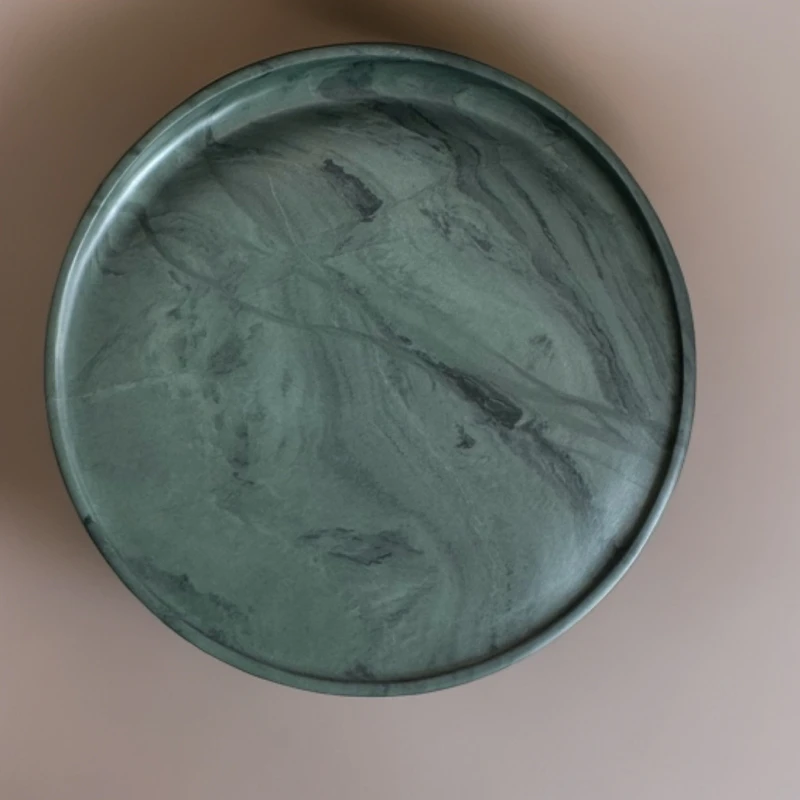 水泉老坑三足月牙淌池砚尺寸：15*15*1.3*