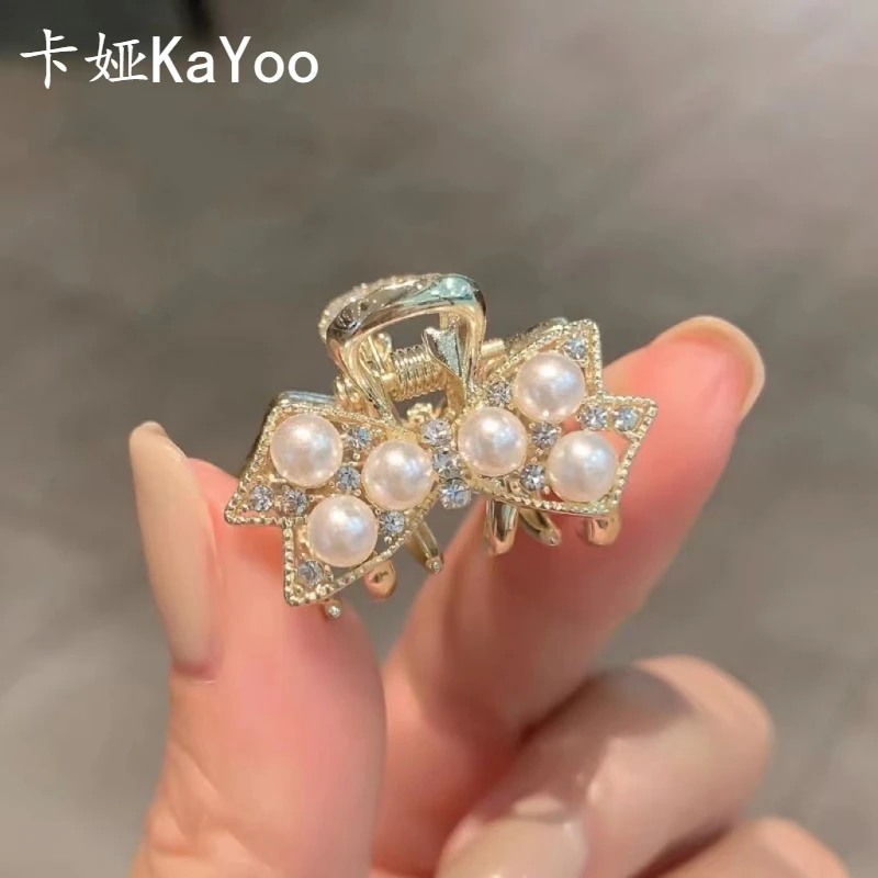 【卡娅家】2025春夏新款蝴蝶结顶夹刘海夹公主头优雅碎发夹高级感女