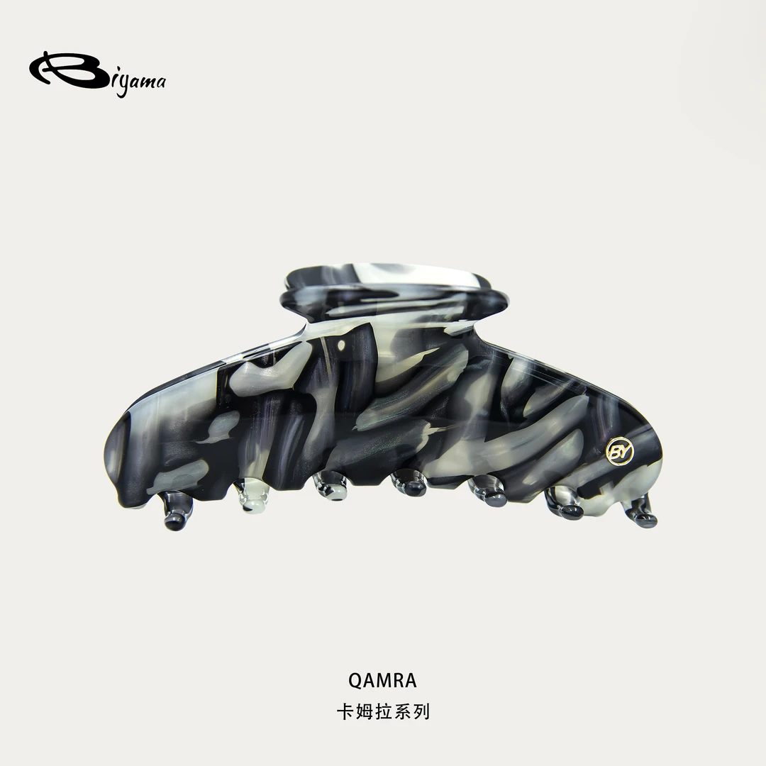 【卡娅家】2025高奢定制法式卡姆拉经典系列高级轻奢气质百搭鲨鱼夹