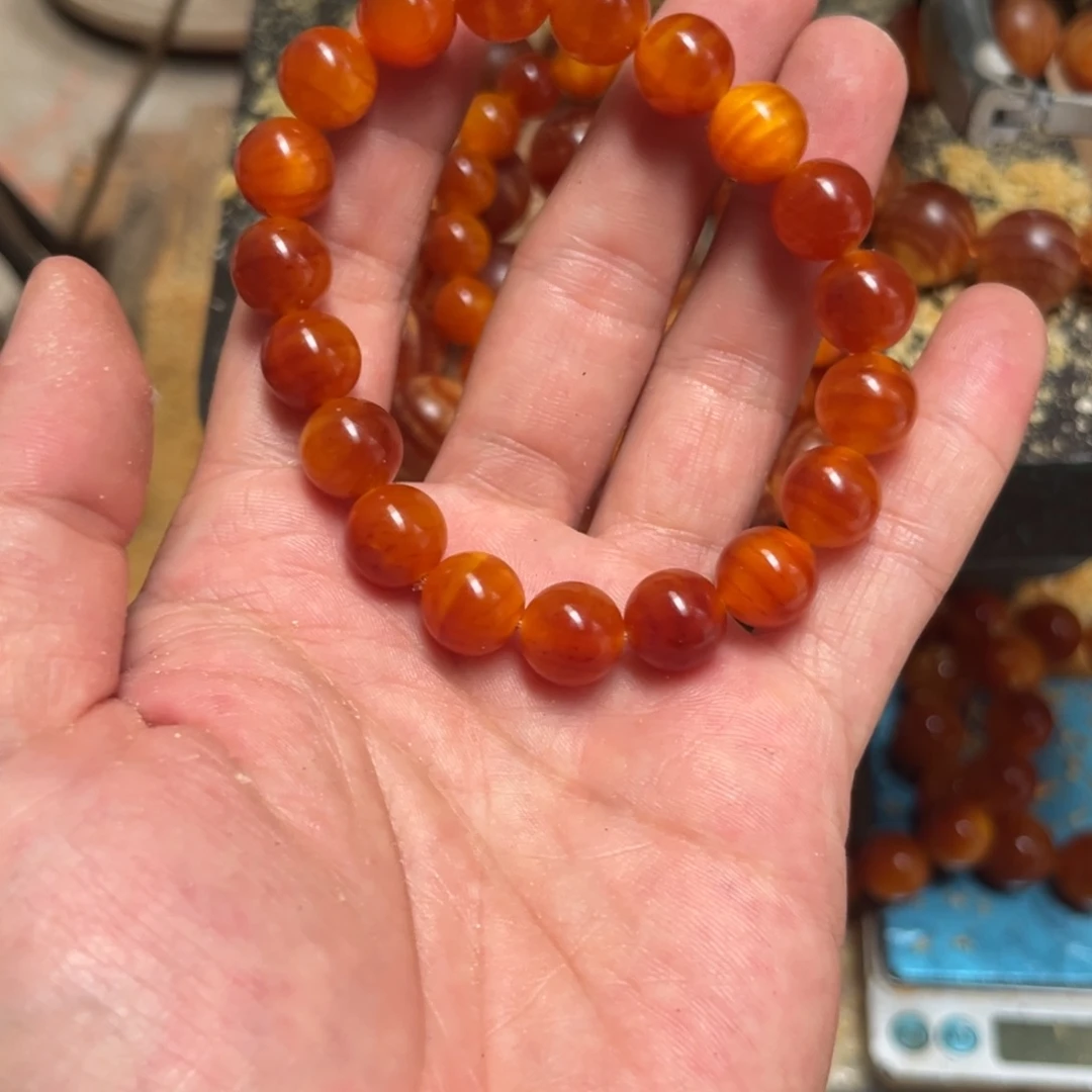 松木（琥珀木）手串/手链1.1包浆