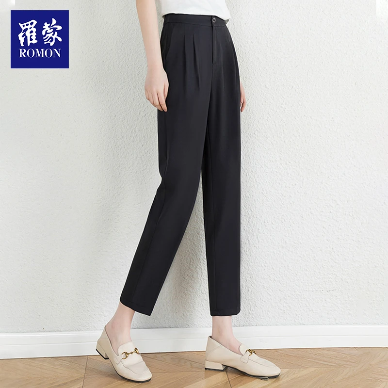 【QPTY】罗蒙女士显高显瘦休闲百搭阔腿裤XXK1203