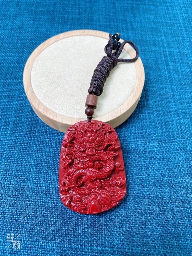 非金属吊坠 0307男士雕刻龙牌吊坠