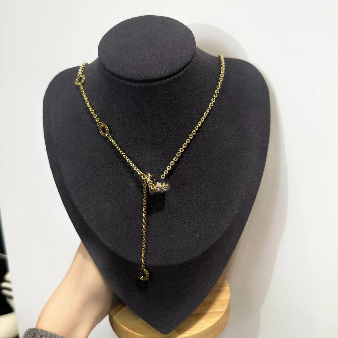 铜合金合成锆石项链 铜合金合成锆石项链  2220