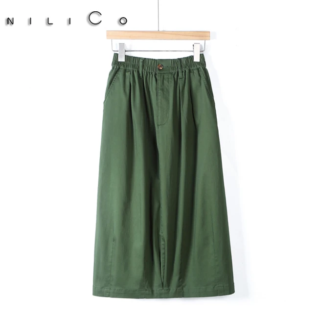 NILICO【得意之作】高定双腰头半身裙时尚休闲显瘦宽松女士高腰轻奢