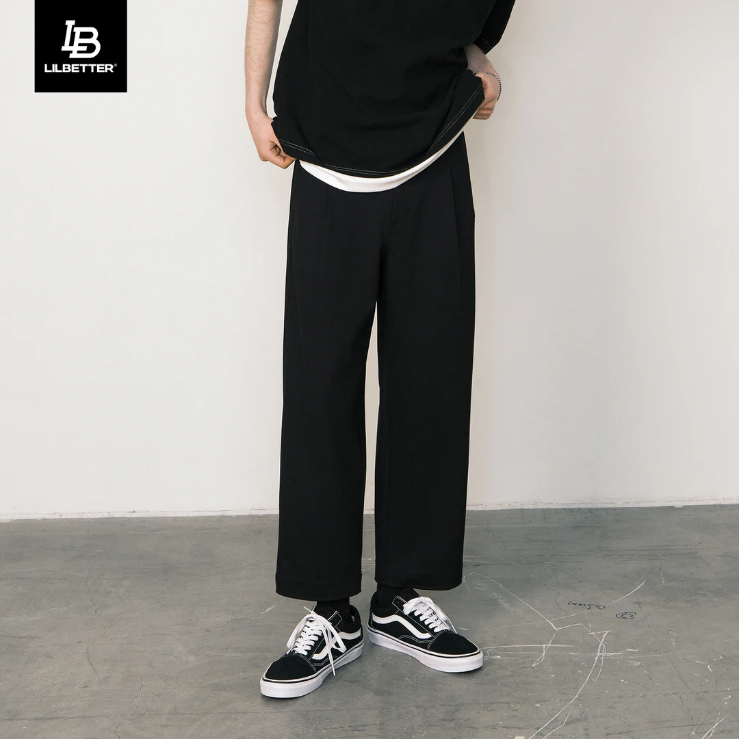 Lilbetter品质高密针织罗马布九分裤 春夏通勤裤子高级感休闲裤LB