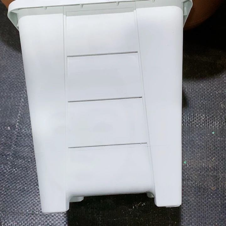 树脂6个19口奶白方无托