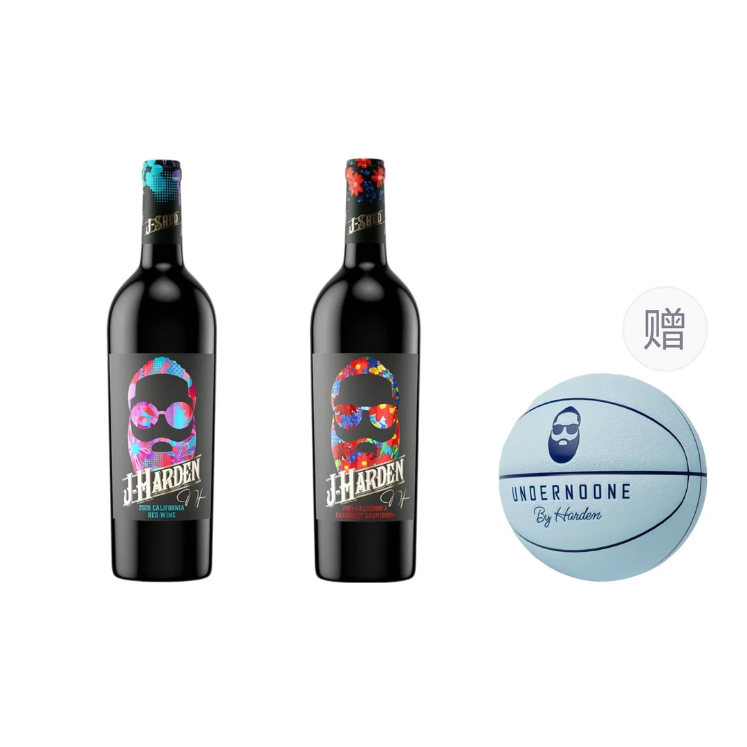 【限量】J-HARDEN哈登红葡萄酒哈登混酿美国加州原洋酒原装进口