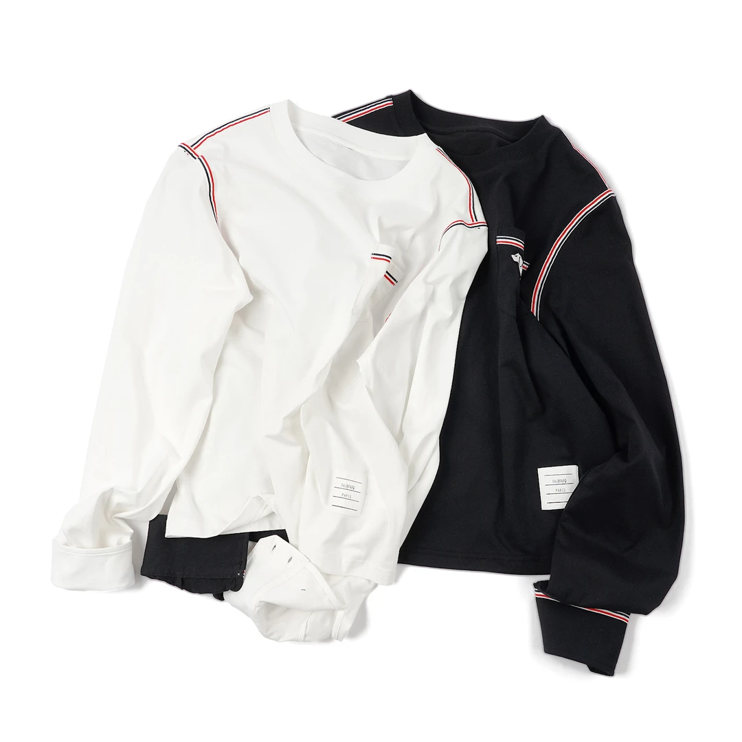 【狗狗拼色圆领长袖】CXAL48306时尚休闲百搭女士狗狗拼色圆领长袖