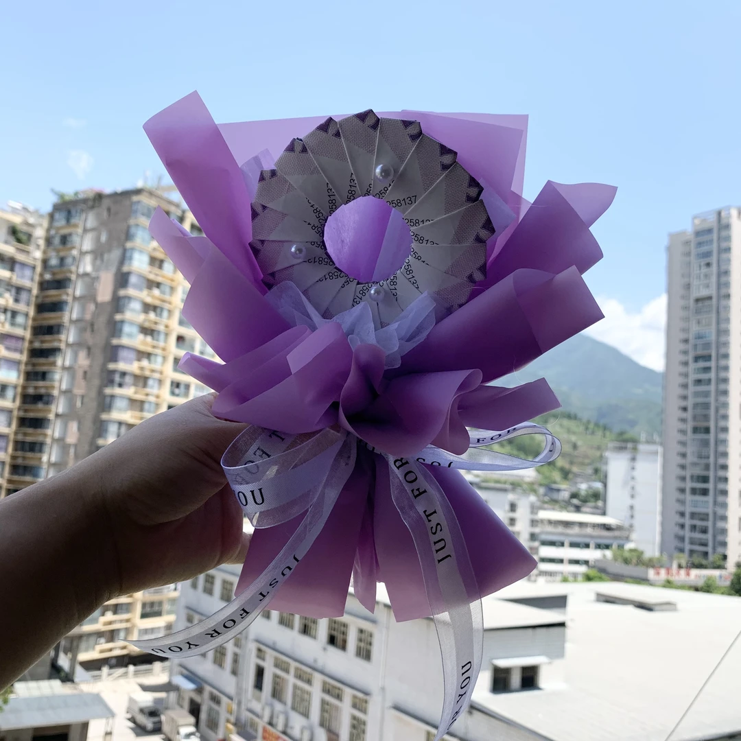 【七夕爆款】有点甜棒棒糖钱钱花diy材料包