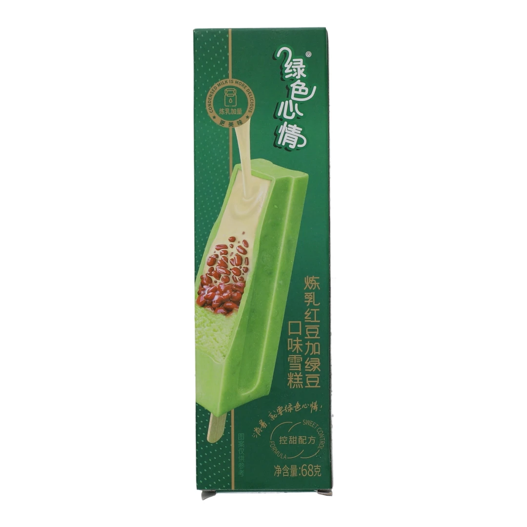 绿色心情炼乳红豆加绿豆口味雪糕 68g