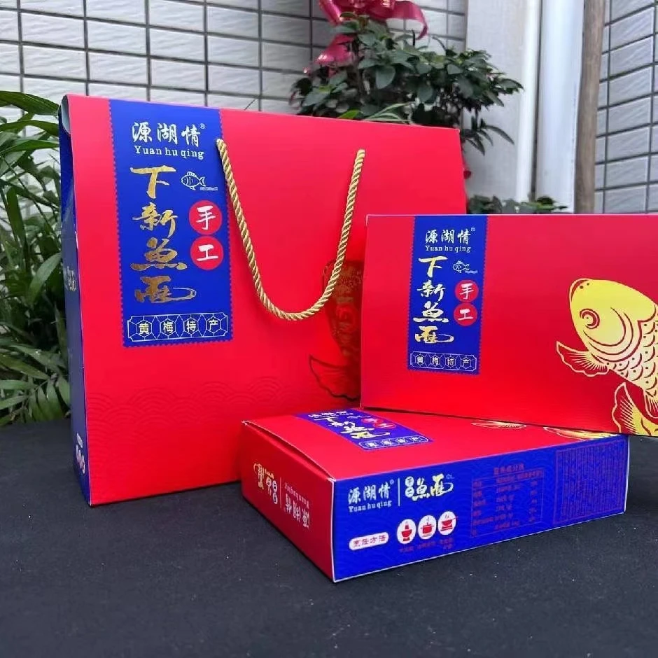 黄梅特产下新源湖情鱼面500g*1