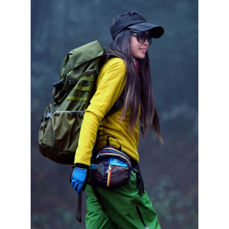 [偏修身]北京森林户外保暖搭子抓绒弹力摇粒绒加厚保暖套头卫衣