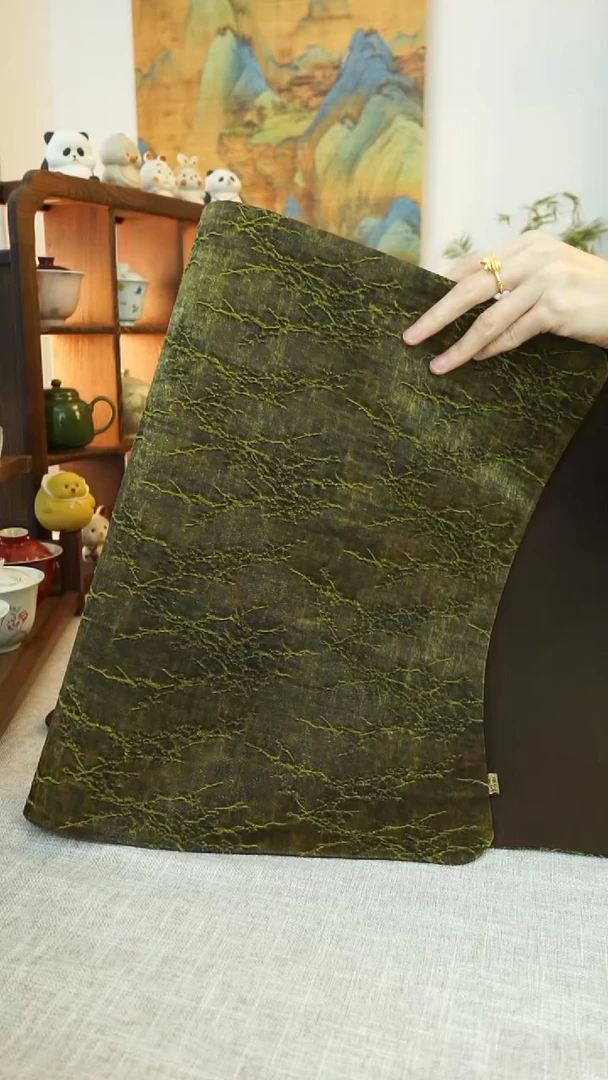 【闪购商品】其他慢蓝黄冰梅大片茶席68*38