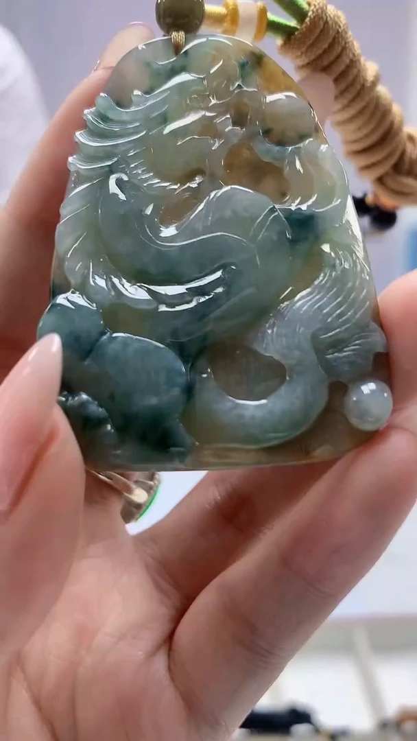 【闪购商品】定制翡翠未镶嵌5028DD-毛货吊坠104