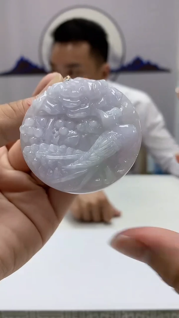 【闪购商品】定制翡翠未镶嵌3355bb-毛货凤凰65