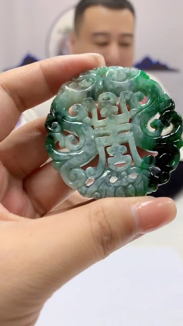 【闪购商品】翡翠颈饰未镶嵌4898ms-JJ205仿古牌