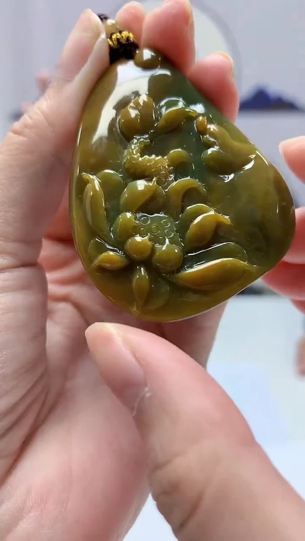 【闪购商品】定制翡翠未镶嵌4969zm-毛货挂件悟道41