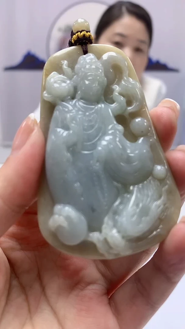 【闪购商品】定制翡翠未镶嵌4902ms-毛货观音164