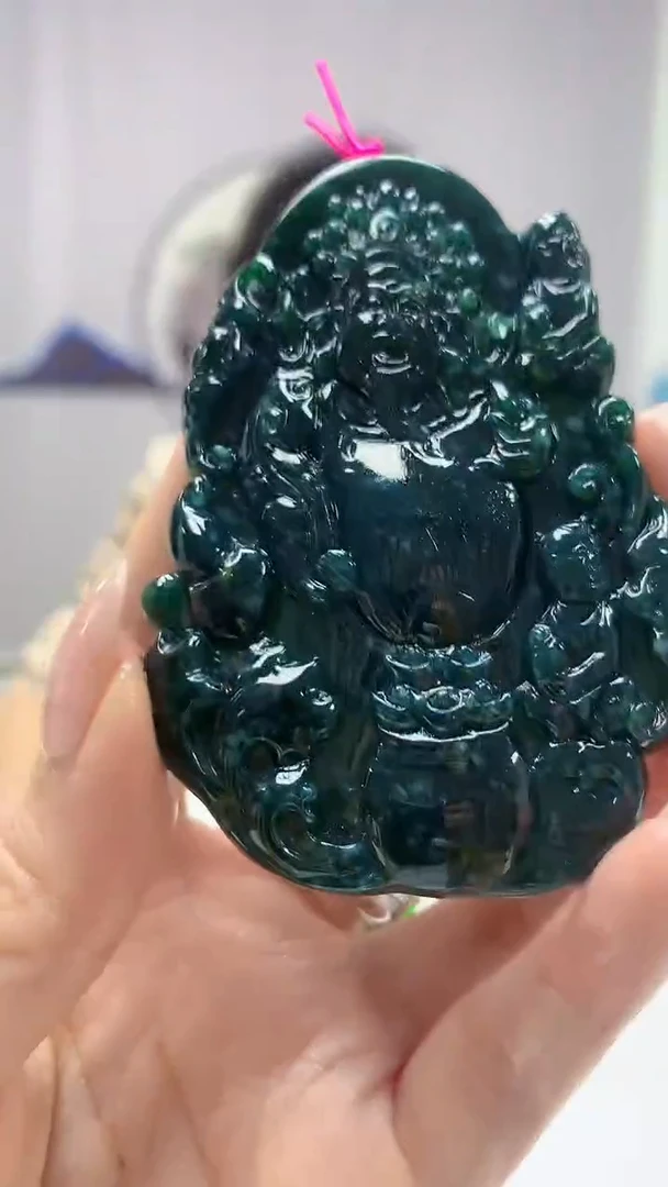 【闪购商品】定制翡翠未镶嵌4829DD-毛货吊坠64