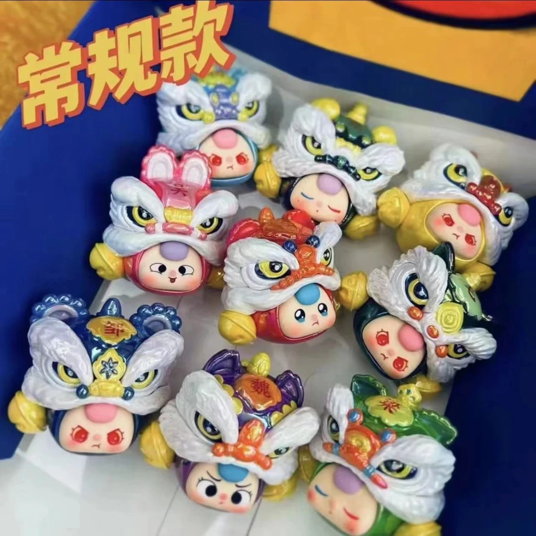 百家姓二代龙行大运系列盲盒潮玩摆件涂鸦潮玩礼物
