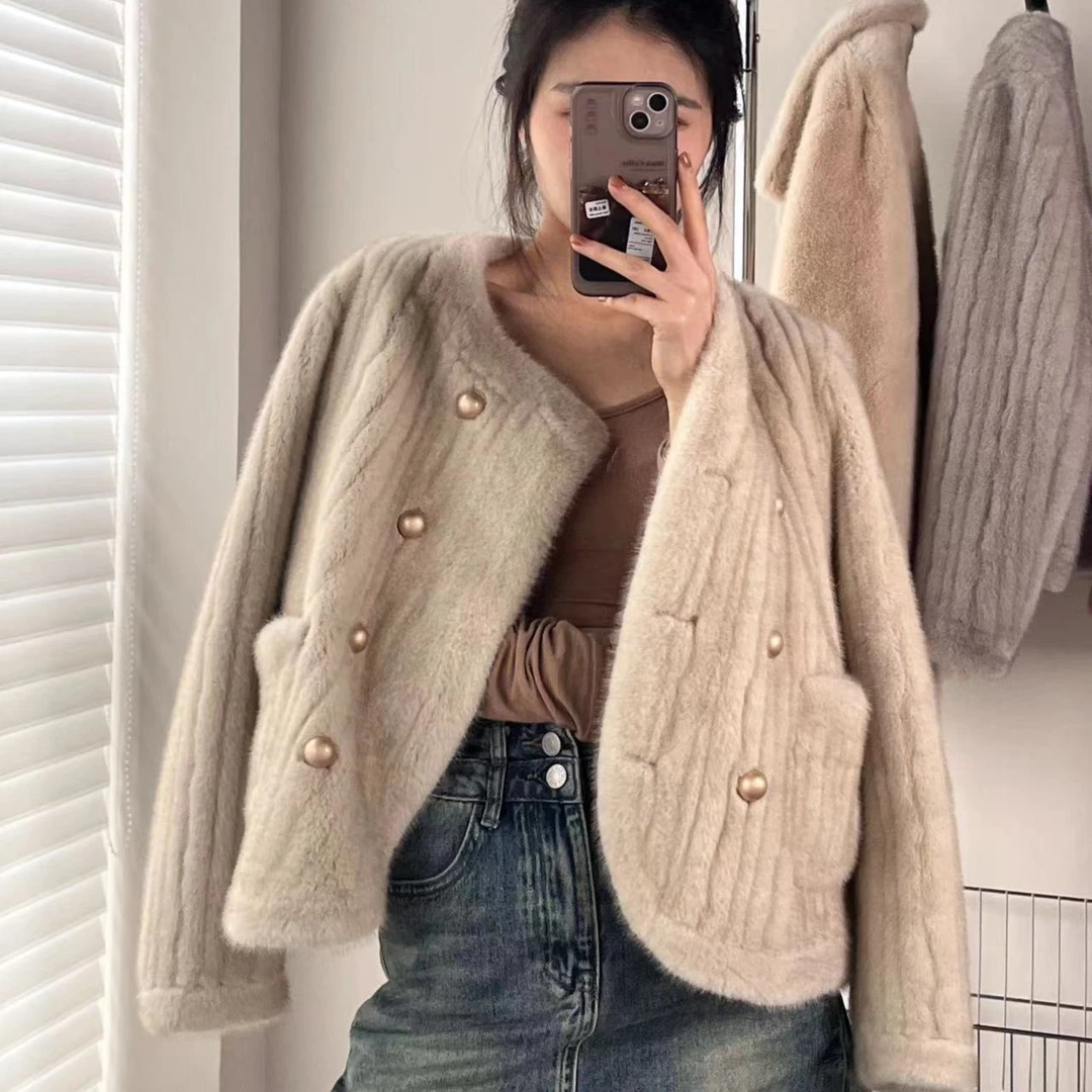 海宁女士外套短款2024秋冬气质网红针织时尚百搭名媛慵懒轻奢年轻